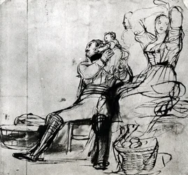 Studie von Figuren für 